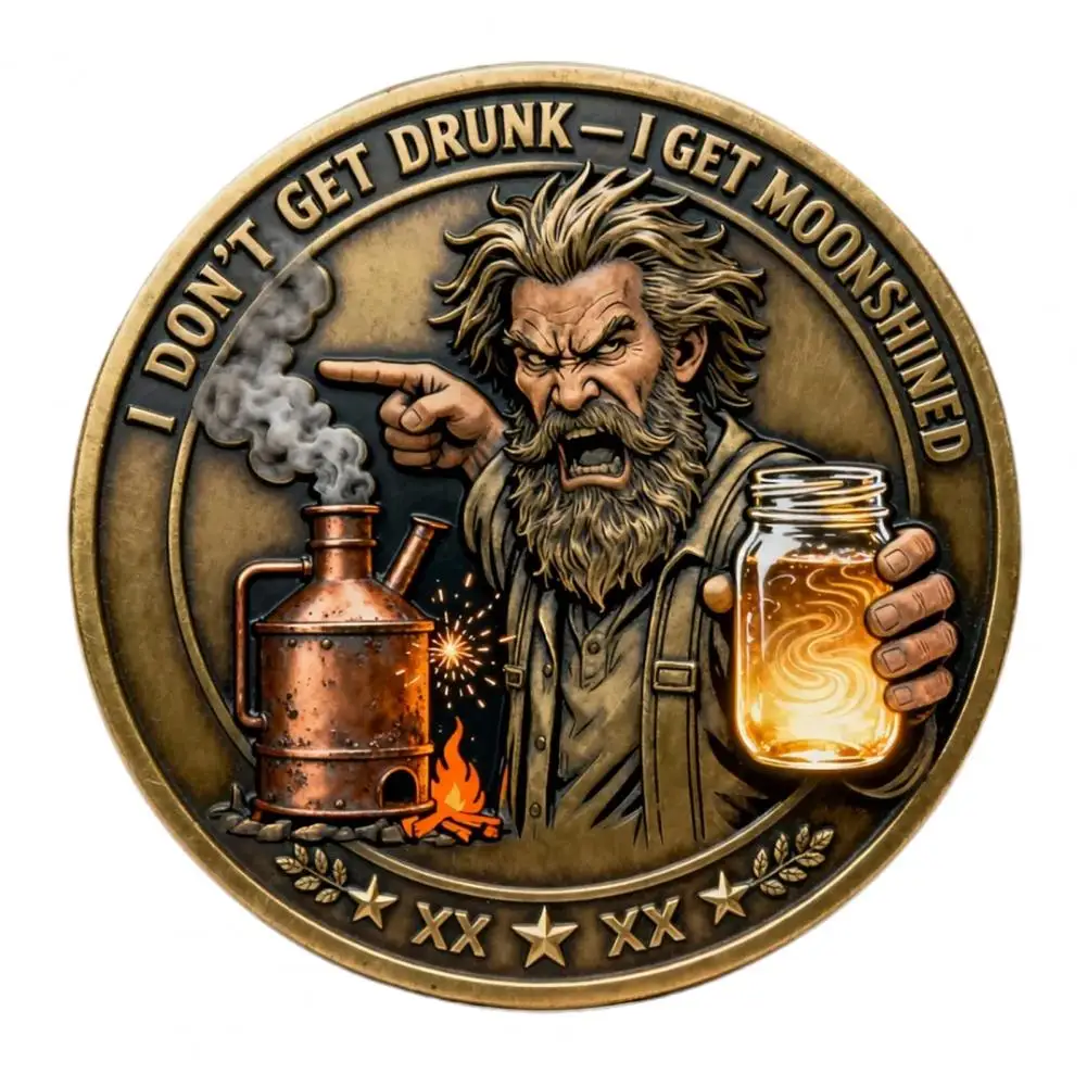 Moonshine Outlaws Club Token Moonshine Outlaws Club Vintage Metal Coin Double-sided Skull Souvenir Token for Enthusiasts
Moonshine Outlaws Club Token Moonshine Outlaws Club Vintage Metal Coin Double-sided Skull Souvenir Token for Enthusiasts
