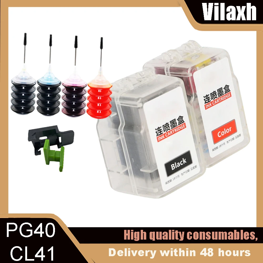 Smart PG-40 CL-41 PG40 CL41 Ink Cartridge For Canon Pixma MP140 MP150 MP160 MP180 MP190 MP210 MP220 MP450 MP470 Printer
Smart PG-40 CL-41 PG40 CL41 Ink Cartridge For Canon Pixma MP140 MP150 MP160 MP180 MP190 MP210 MP220 MP450 MP470 Printer