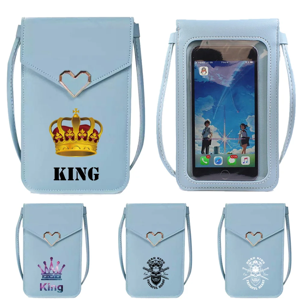 Портативная сумка для мобильного телефона, универсальная прозрачная сумка для телефона с сенсорным экраном, сумка для повседневных поездок, серия King, женская сумка через плечо для покупок
Портативная сумка для мобильного телефона, универсальная прозрачная сумка для телефона с сенсорным экраном, сумка для повседневных поездок, серия King, женская сумка через плечо для покупок