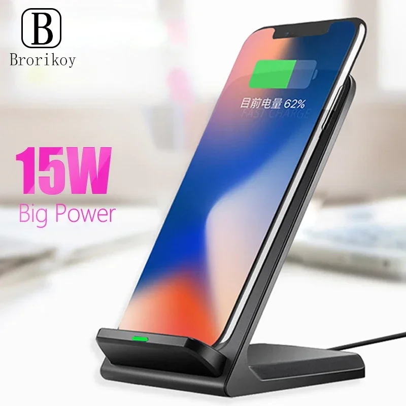 15W Quick Wireless Charger For iPhone 11 12 13 14 15ProMax X XS XR 8 Samsung S9 S10 S20 Xiaomi HUAWEI QC 3.0 Fast Charging Stand
15W Quick Wireless Charger For iPhone 11 12 13 14 15ProMax X XS XR 8 Samsung S9 S10 S20 Xiaomi HUAWEI QC 3.0 Fast Charging Stand