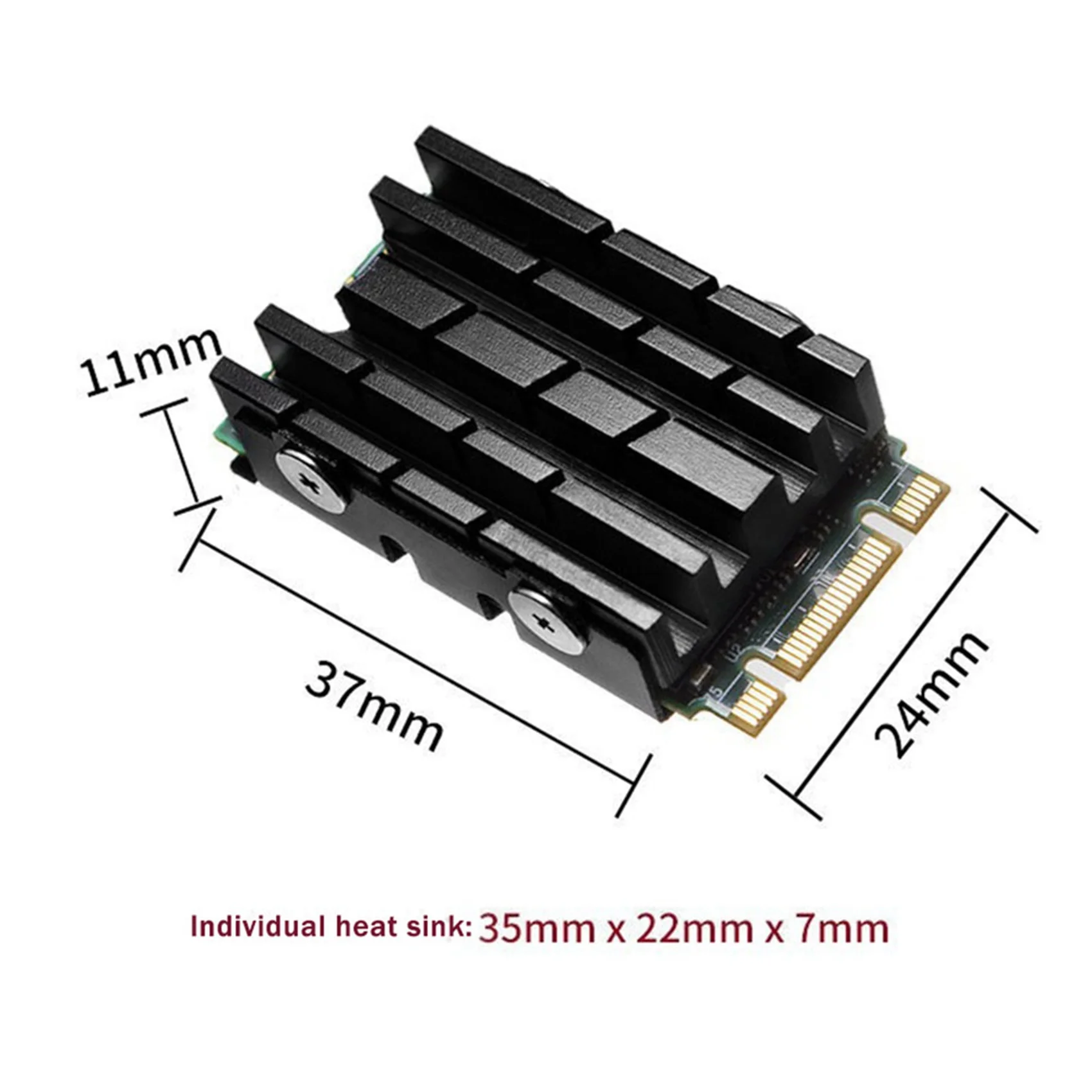 Exquisite-4X M.2 2242 Solid State Drive Radiator SSD Cooling Heatsink Nvme2242 Solid State Drive SSD Heat Sink Cooling Vest
Exquisite-4X M.2 2242 Solid State Drive Radiator SSD Cooling Heatsink Nvme2242 Solid State Drive SSD Heat Sink Cooling Vest