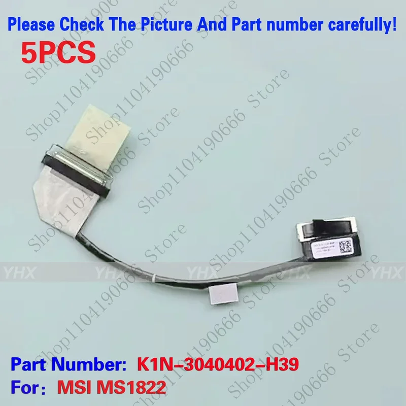 ++Компоненты для ноутбука, 5 шт., новый для MSI MS1822, ЖК-кабель EDP K1N-3040402-H39.++
++Компоненты для ноутбука, 5 шт., новый для MSI MS1822, ЖК-кабель EDP K1N-3040402-H39.++