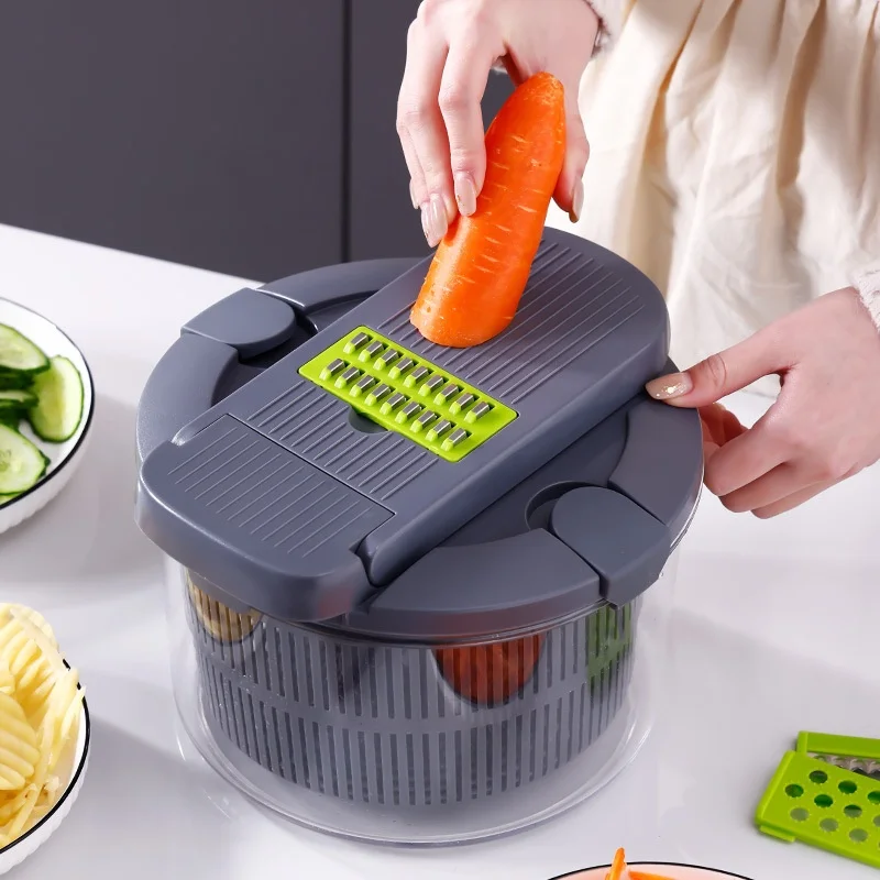Manual Operation 12-Piece Multifunctional Vegetable and Fruit Dehydrator Slicer Grater
Manual Operation 12-Piece Multifunctional Vegetable and Fruit Dehydrator Slicer Grater