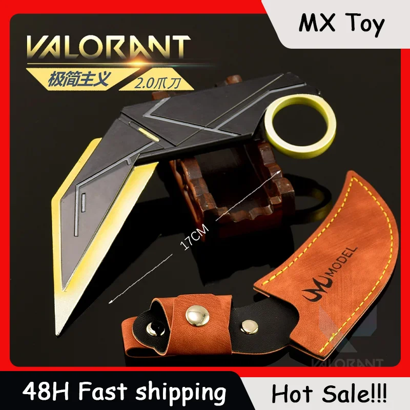 17cm Valorant Karambit Toy Sword Model Ornament Minimalist 2.0 Claw Knife Cosplay Metal Crafts Boys Gifts Game Collections
17cm Valorant Karambit Toy Sword Model Ornament Minimalist 2.0 Claw Knife Cosplay Metal Crafts Boys Gifts Game Collections