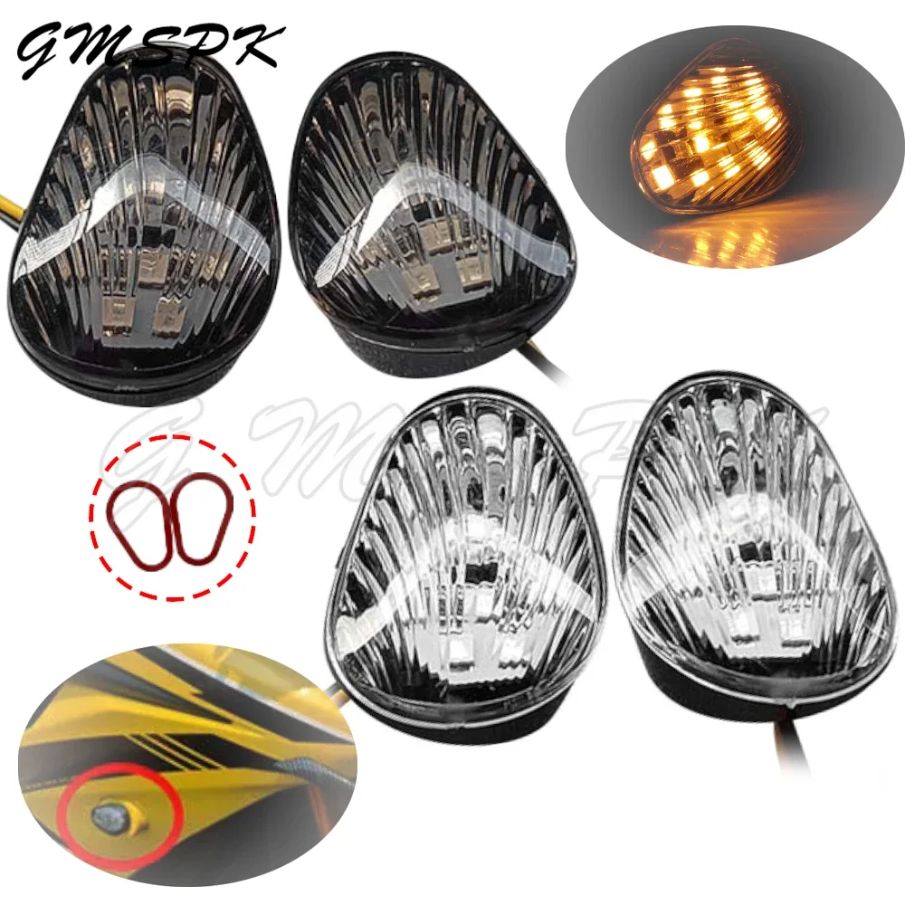 2PCS Motorcycle LED Turn Signal Light Indicator Lamp Flush Mount Fit for Yamaha YZF R1 R6 R6S Motorbike Accessories
2PCS Motorcycle LED Turn Signal Light Indicator Lamp Flush Mount Fit for Yamaha YZF R1 R6 R6S Motorbike Accessories