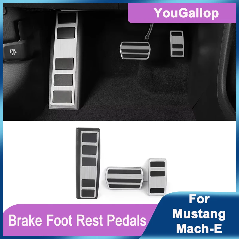 Pedal For Ford Mustang Mach-E Accelerator Brake Foot Rest Pedals Cover Non-Slip Stainless Steel Pad Car Replacement Accessories
Pedal For Ford Mustang Mach-E Accelerator Brake Foot Rest Pedals Cover Non-Slip Stainless Steel Pad Car Replacement Accessories