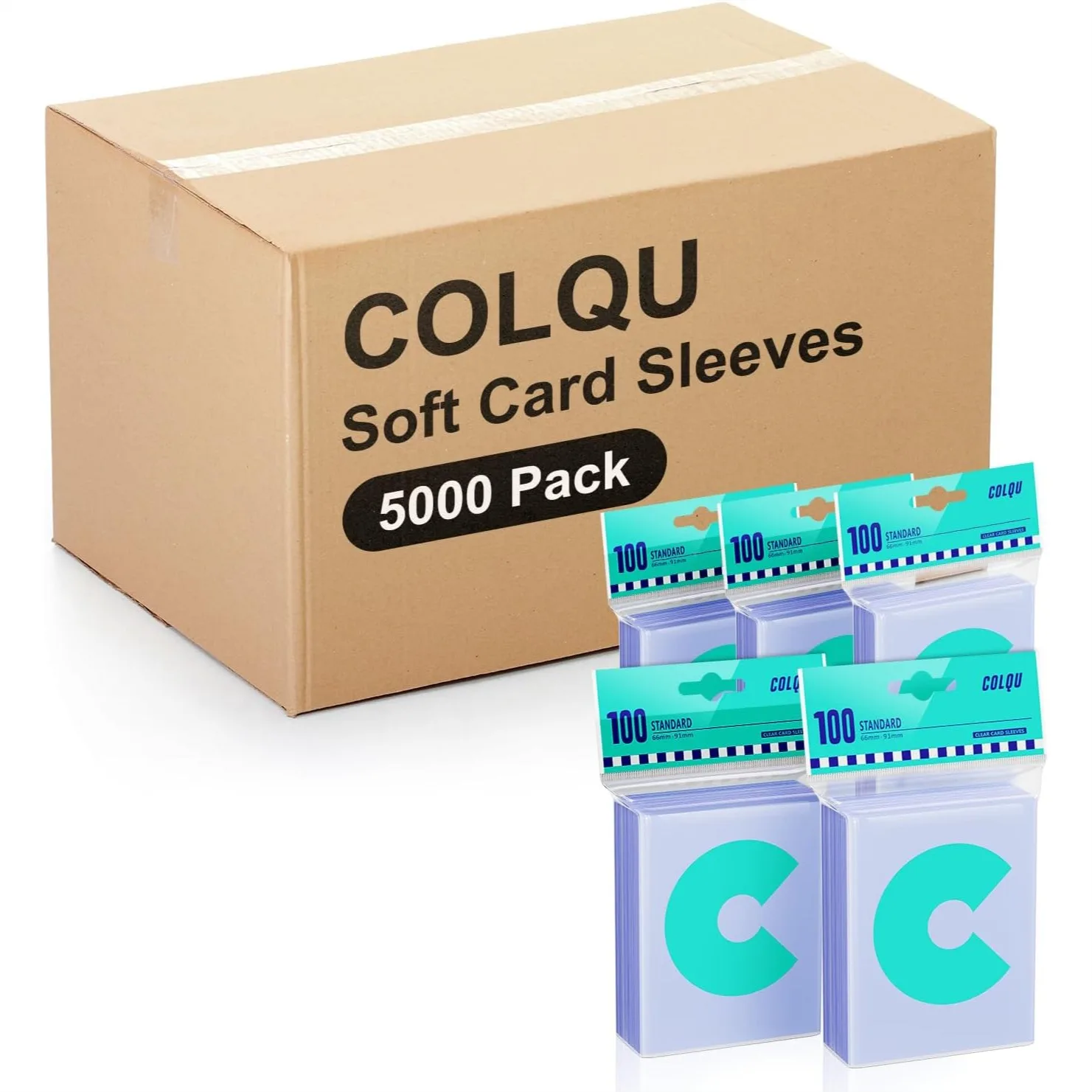 5000ct Clear Trading Card Sleeves Standard Size 66x91mm Soft Plastic Protector for Sports TCG Baseball Football Gaming Cards
5000ct Clear Trading Card Sleeves Standard Size 66x91mm Soft Plastic Protector for Sports TCG Baseball Football Gaming Cards