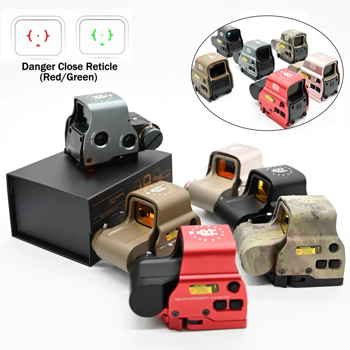 EOT**H DC* Holographic Dot Sight G43/G33 3X G45 5X Magnifier Tactical RifleScope 20mm Mounts & QD Lever W/Original Marking
EOT**H DC* Holographic Dot Sight G43/G33 3X G45 5X Magnifier Tactical RifleScope 20mm Mounts & QD Lever W/Original Marking