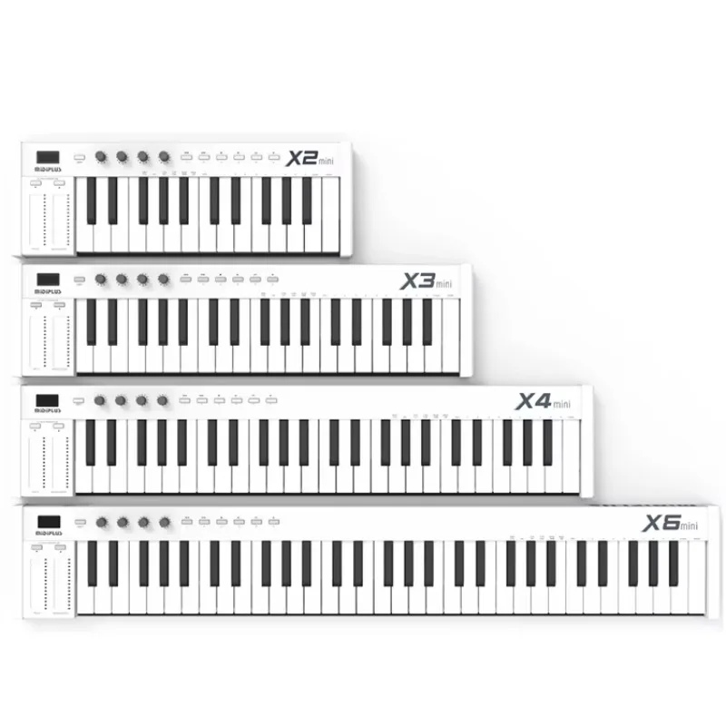 X6 Mini Digital Electronic Keyboard 25/37/49/61 Key Portable Compilation Small Movable Music Midi Keyboard Controller