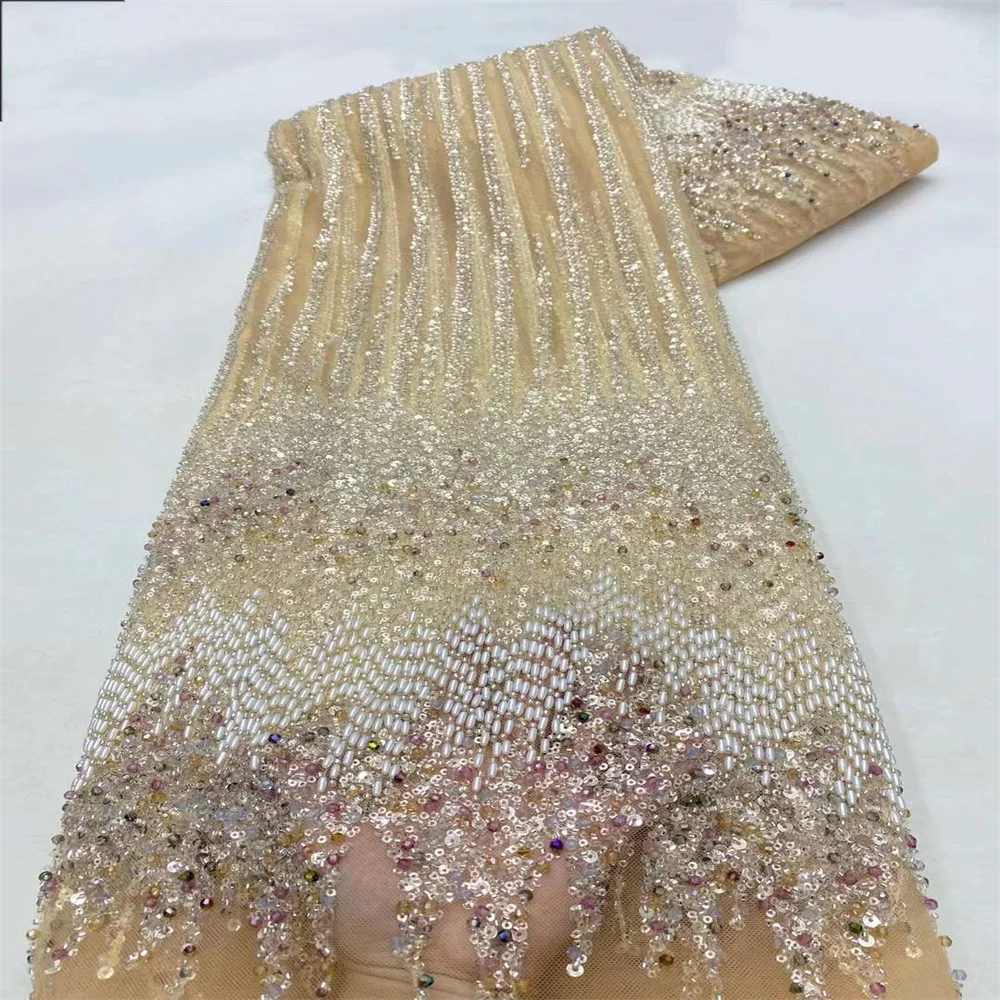 Handmade Beaded 2024 French Tulle African Sequins Lace Fabrics Embroidery High Quality African Wedding Material Nigerian Lace xz
Handmade Beaded 2024 French Tulle African Sequins Lace Fabrics Embroidery High Quality African Wedding Material Nigerian Lace xz