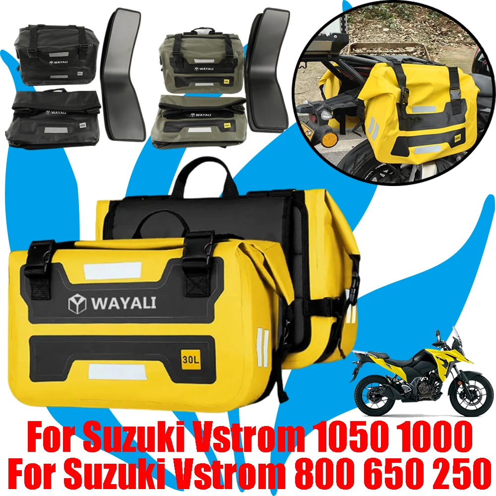 For Suzuki Vstrom 1050 1000 800 650 250 250SX DL650 DL1000 DL250 Saddlebag Pannier Luggage Storage Bag Tail Seat Bags Waterproof
For Suzuki Vstrom 1050 1000 800 650 250 250SX DL650 DL1000 DL250 Saddlebag Pannier Luggage Storage Bag Tail Seat Bags Waterproof