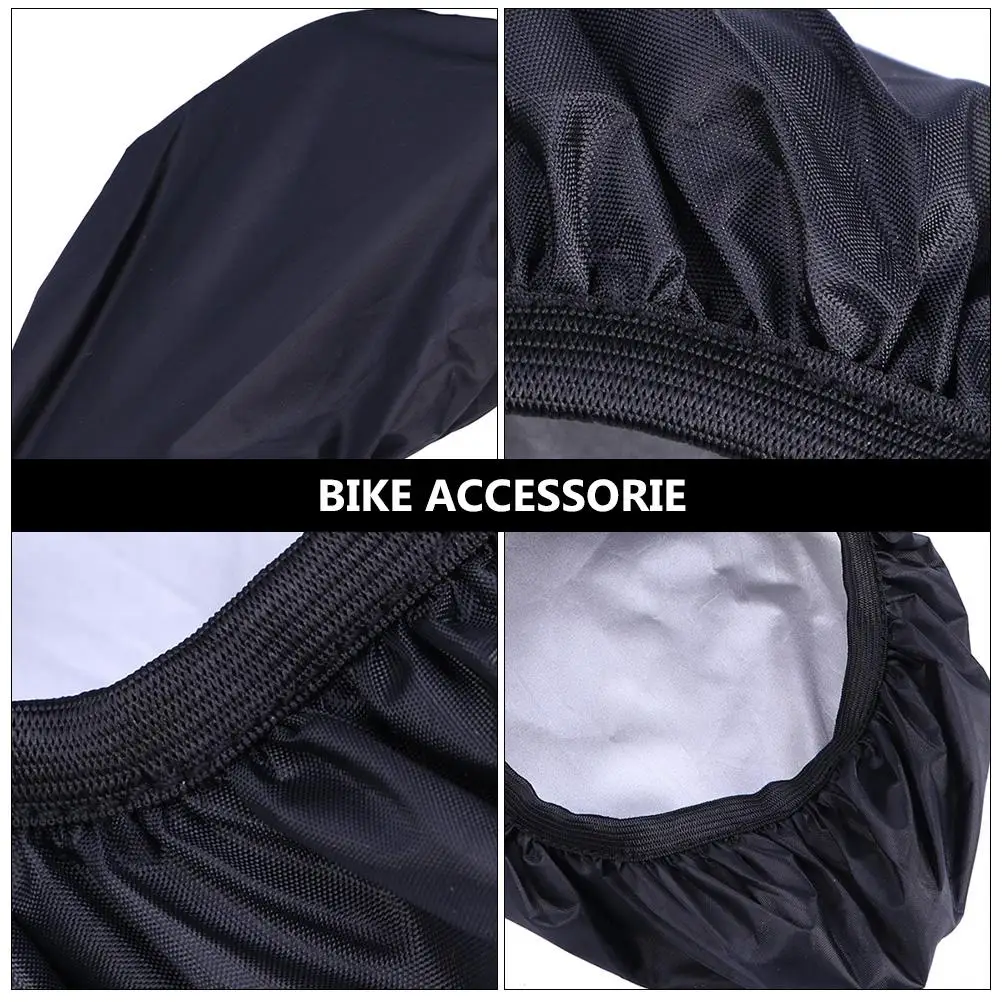 2Pcs Bike Seat Cover Waterproof Black Polyester Coating Elastic Stretch Durable Saddle Protector Fits All
2Pcs Bike Seat Cover Waterproof Black Polyester Coating Elastic Stretch Durable Saddle Protector Fits All