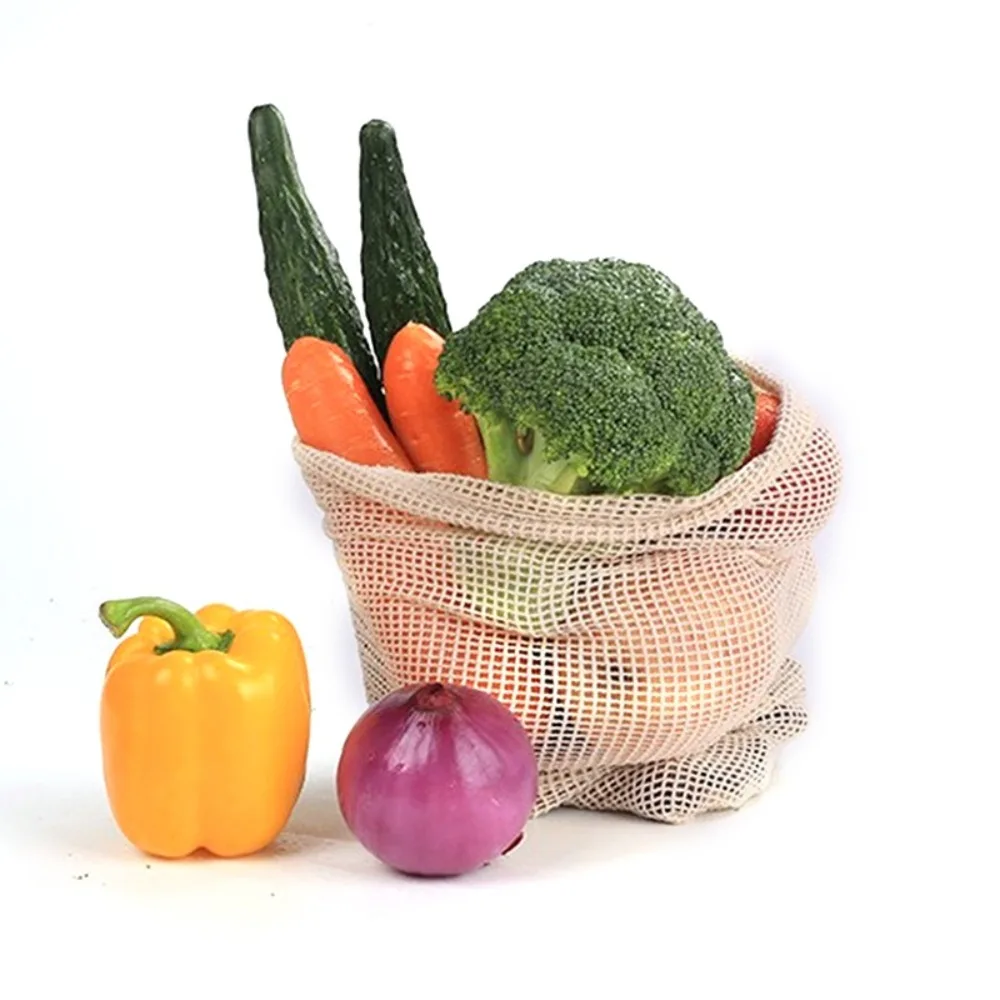 Reusable Cotton Mesh Bag Light Weight Large Mesh Shopping Bag Eco-friendly Fruit and Vegetable Storage Bundle Pocket Kitchen
Reusable Cotton Mesh Bag Light Weight Large Mesh Shopping Bag Eco-friendly Fruit and Vegetable Storage Bundle Pocket Kitchen