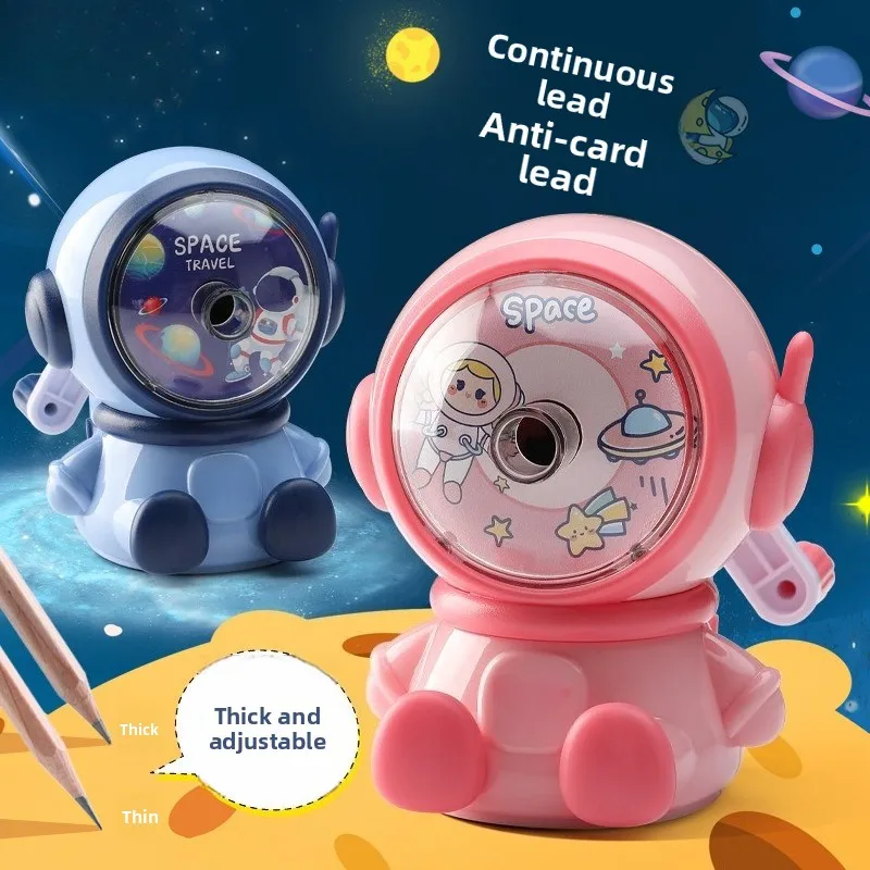 1Pcs Student Cartoon Hand Sharpener Astronaut Shape Sharpener Automatic Pencil Sharpener
1Pcs Student Cartoon Hand Sharpener Astronaut Shape Sharpener Automatic Pencil Sharpener