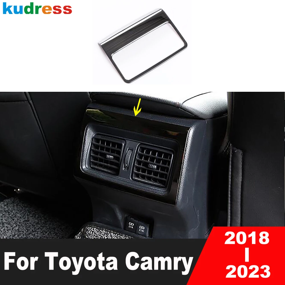 For Toyota Camry 70 2018-2023 Stainless Steel Car Amrest Box Rear Seat Air Condition Vent Outlet Cover Trim Interior Accessories
For Toyota Camry 70 2018-2023 Stainless Steel Car Amrest Box Rear Seat Air Condition Vent Outlet Cover Trim Interior Accessories