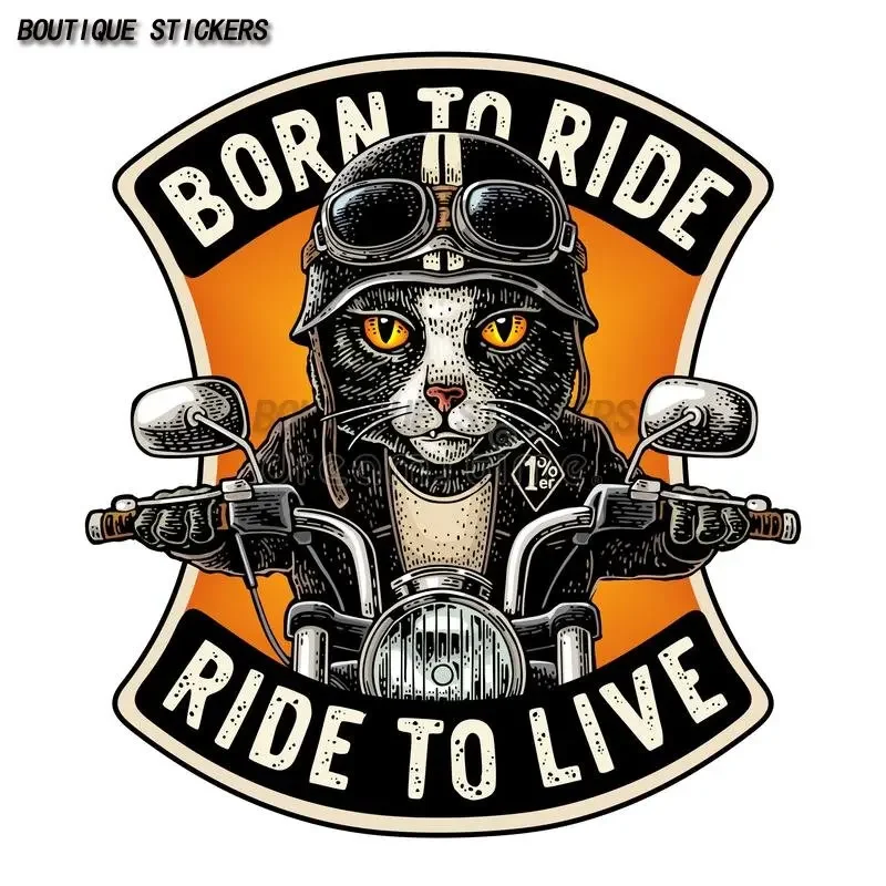 For RIDE TO LIVE Cat Car Stickers Waterproof Auto Decors on Bumper Rear Window Motorcycle Helmet Surfboard Vinyl
For RIDE TO LIVE Cat Car Stickers Waterproof Auto Decors on Bumper Rear Window Motorcycle Helmet Surfboard Vinyl