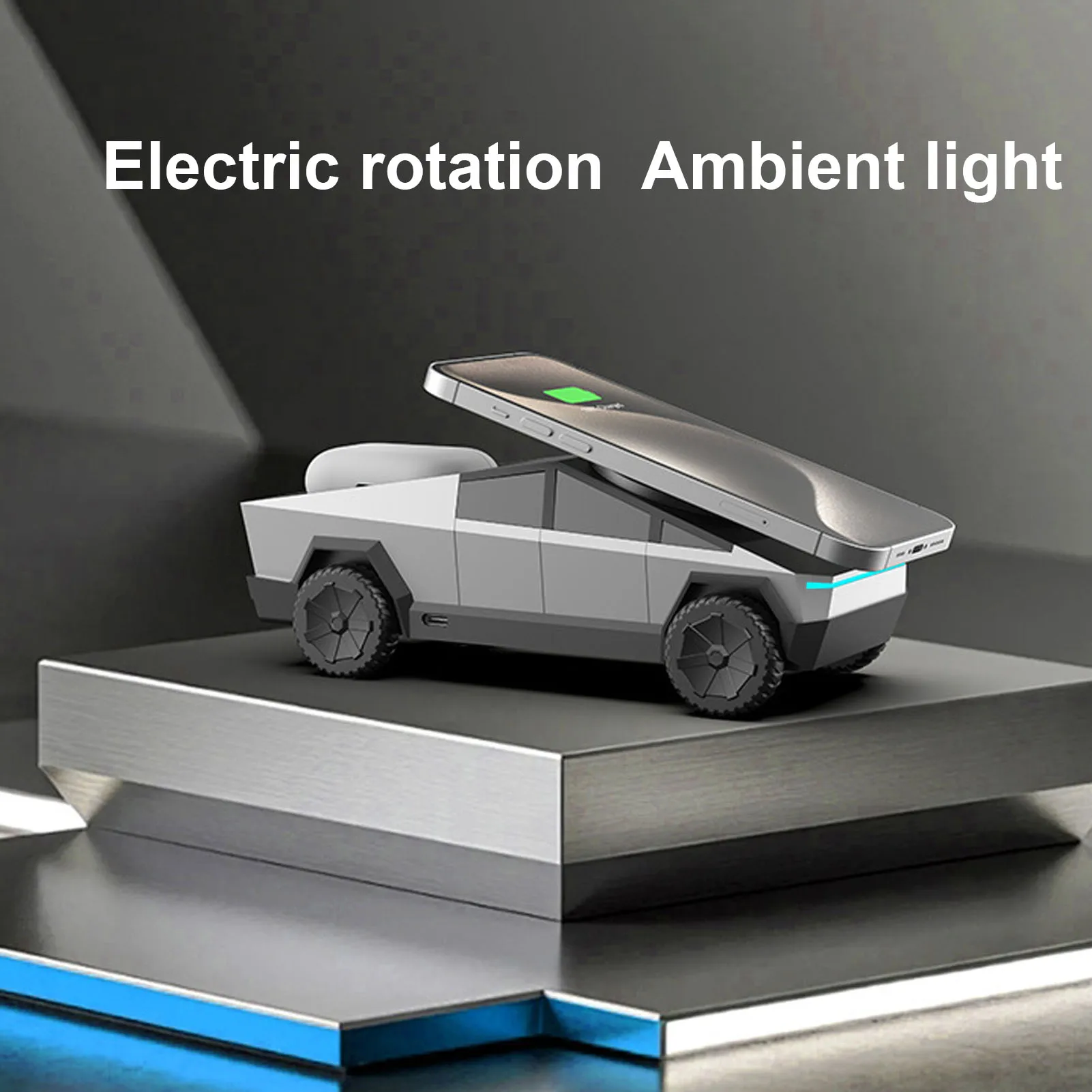 【Новинка】Беспроводная зарядная станция 3 в 1, модель автомобиля, масштаб 1:25, вращающееся зарядное устройство с окружающим освещением для телефона, часов, наушников
【Новинка】Беспроводная зарядная станция 3 в 1, модель автомобиля, масштаб 1:25, вращающееся зарядное устройство с окружающим освещением для телефона, часов, наушников