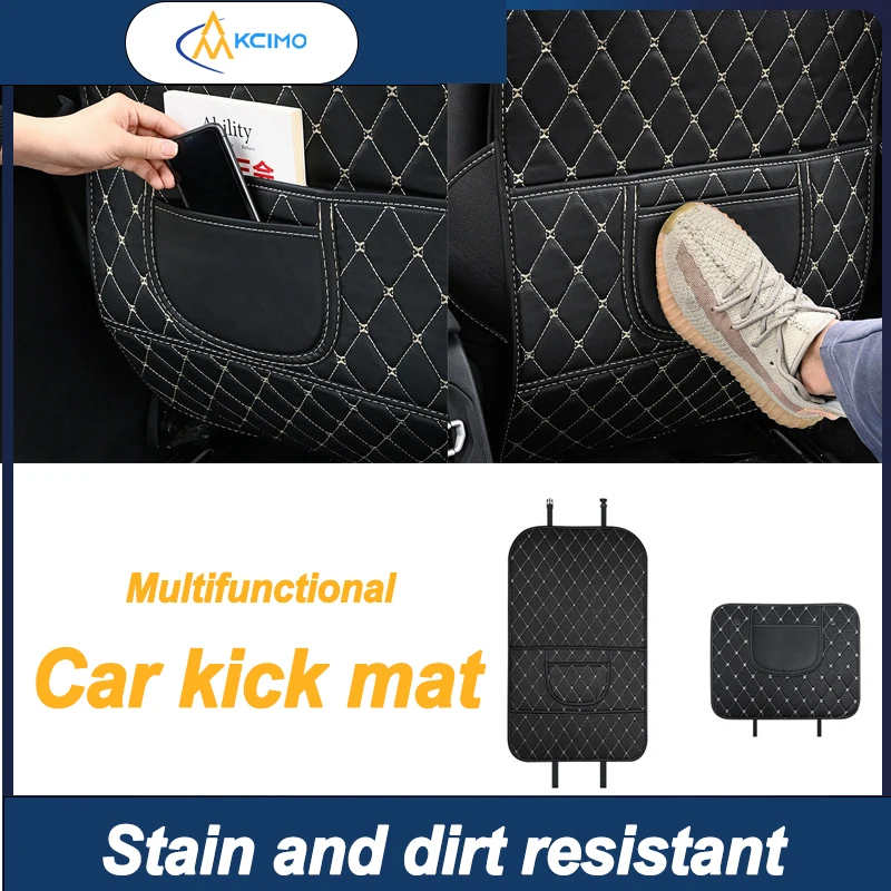 Car kick mats with storage pockets child protection mats for car interiors dirt-proof and protective mats rear seat kick pads
Car kick mats with storage pockets child protection mats for car interiors dirt-proof and protective mats rear seat kick pads