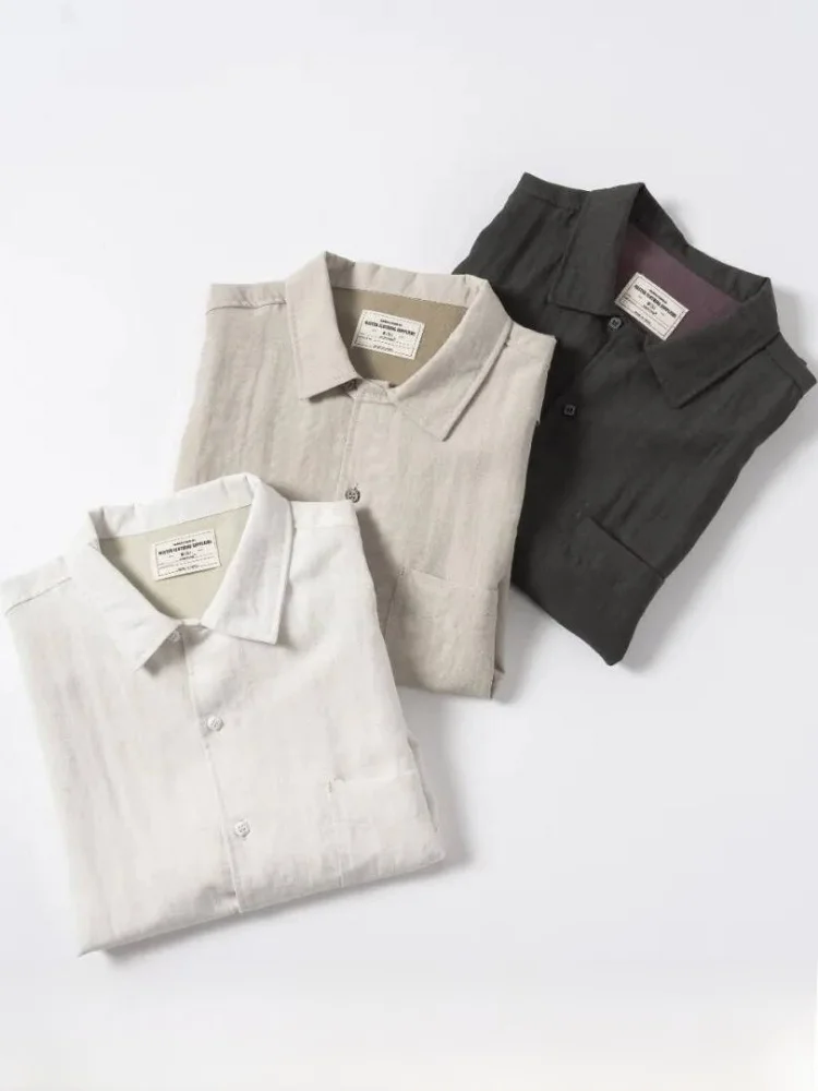 Italian Relax Style 100% Linen Comfortable Breathable Summer Men's Casual Short Sleeve Shirt Fashionable Urban Commute Wear
Italian Relax Style 100% Linen Comfortable Breathable Summer Men's Casual Short Sleeve Shirt Fashionable Urban Commute Wear