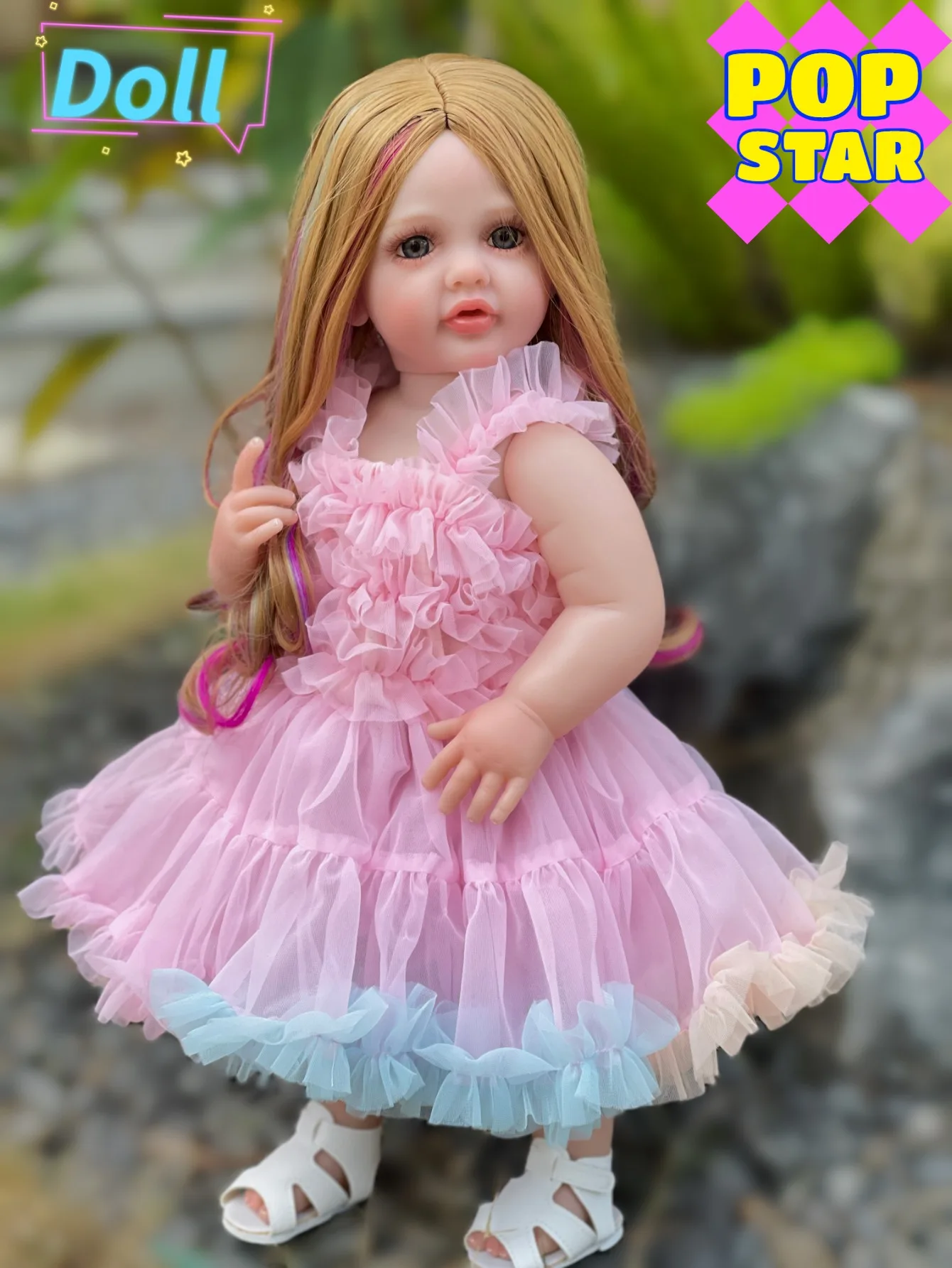 22 Inch Lifelike Reborn Baby Girl Doll Handmade Soft Touch Newborn Bebe Doll for Children Birthday Gifts
22 Inch Lifelike Reborn Baby Girl Doll Handmade Soft Touch Newborn Bebe Doll for Children Birthday Gifts