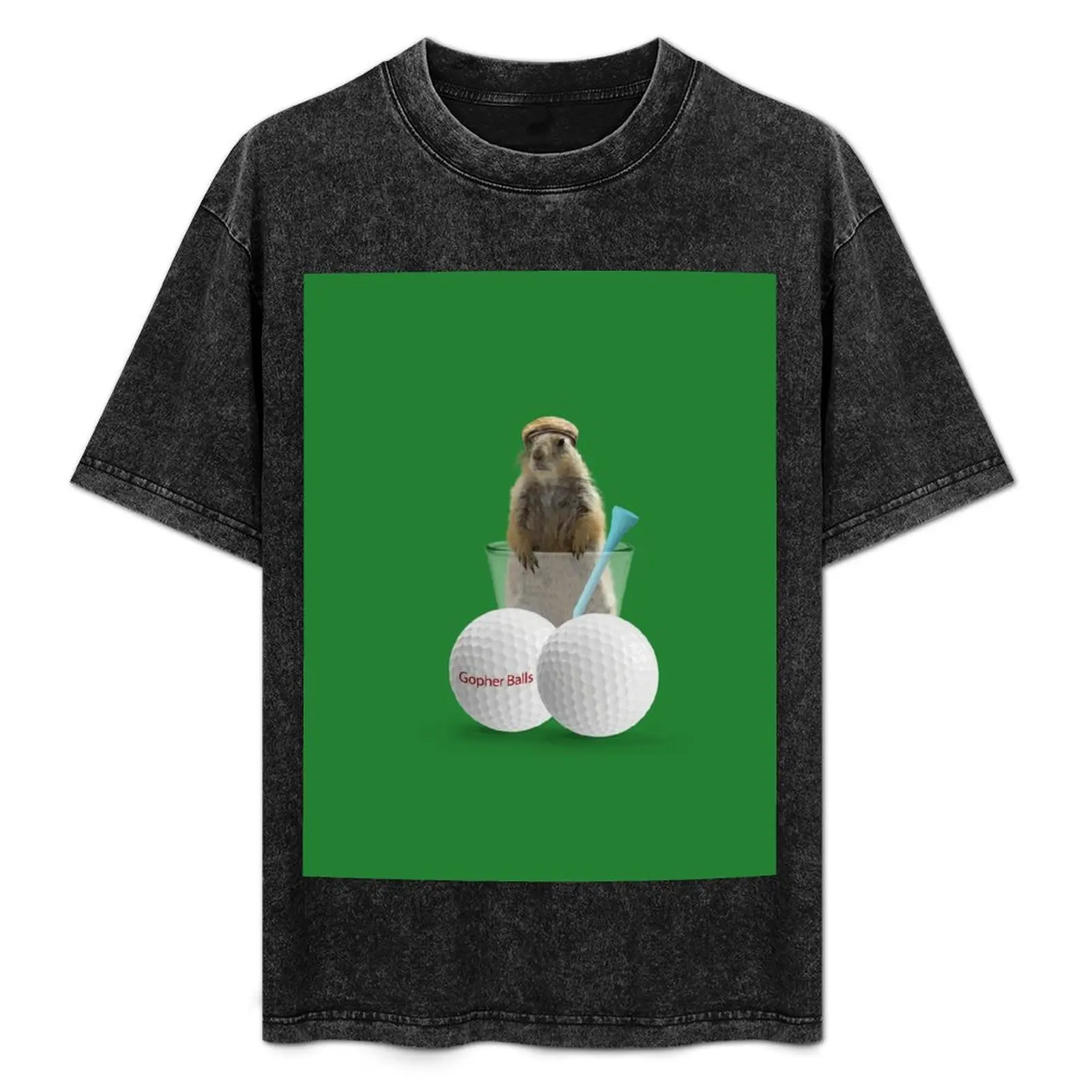 Gopher Balls T-Shirt Daily Wear Plain Short Sleeve Shirt
Gopher Balls T-Shirt Daily Wear Plain Short Sleeve Shirt