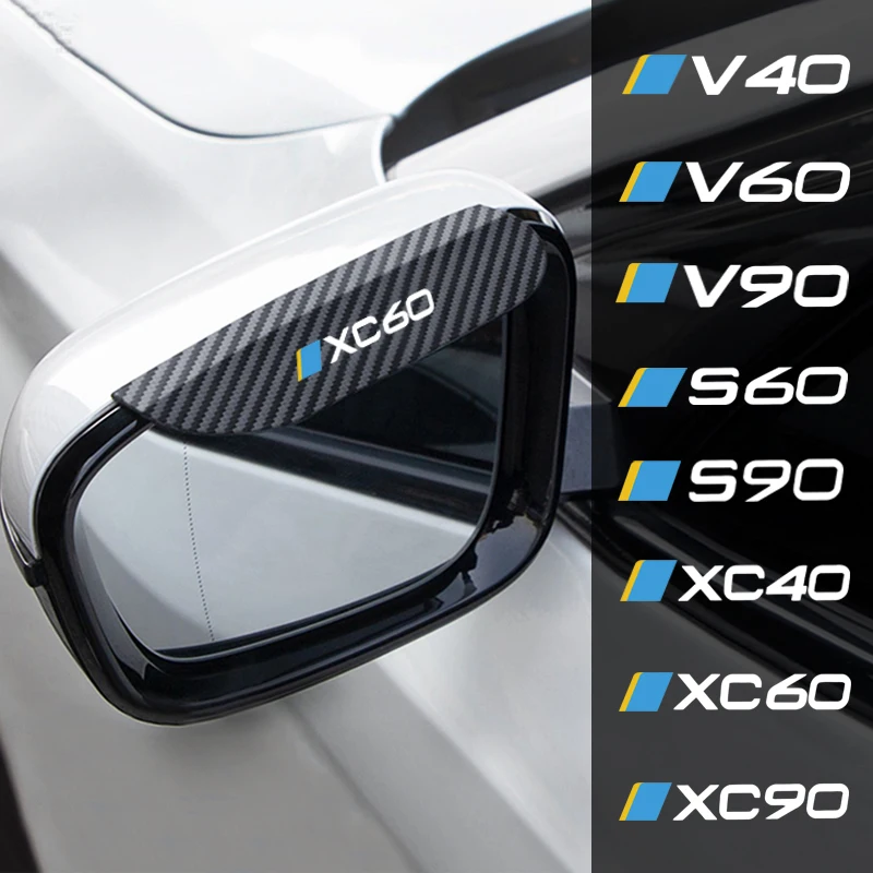 Car Side-Rearview Mirror Rain Eyebrow Carbon Fiber Waterproof Cover Visor For Volvo S60 S80 S90 XC40 XC90 V40 V70 C30Accessories
Car Side-Rearview Mirror Rain Eyebrow Carbon Fiber Waterproof Cover Visor For Volvo S60 S80 S90 XC40 XC90 V40 V70 C30Accessories