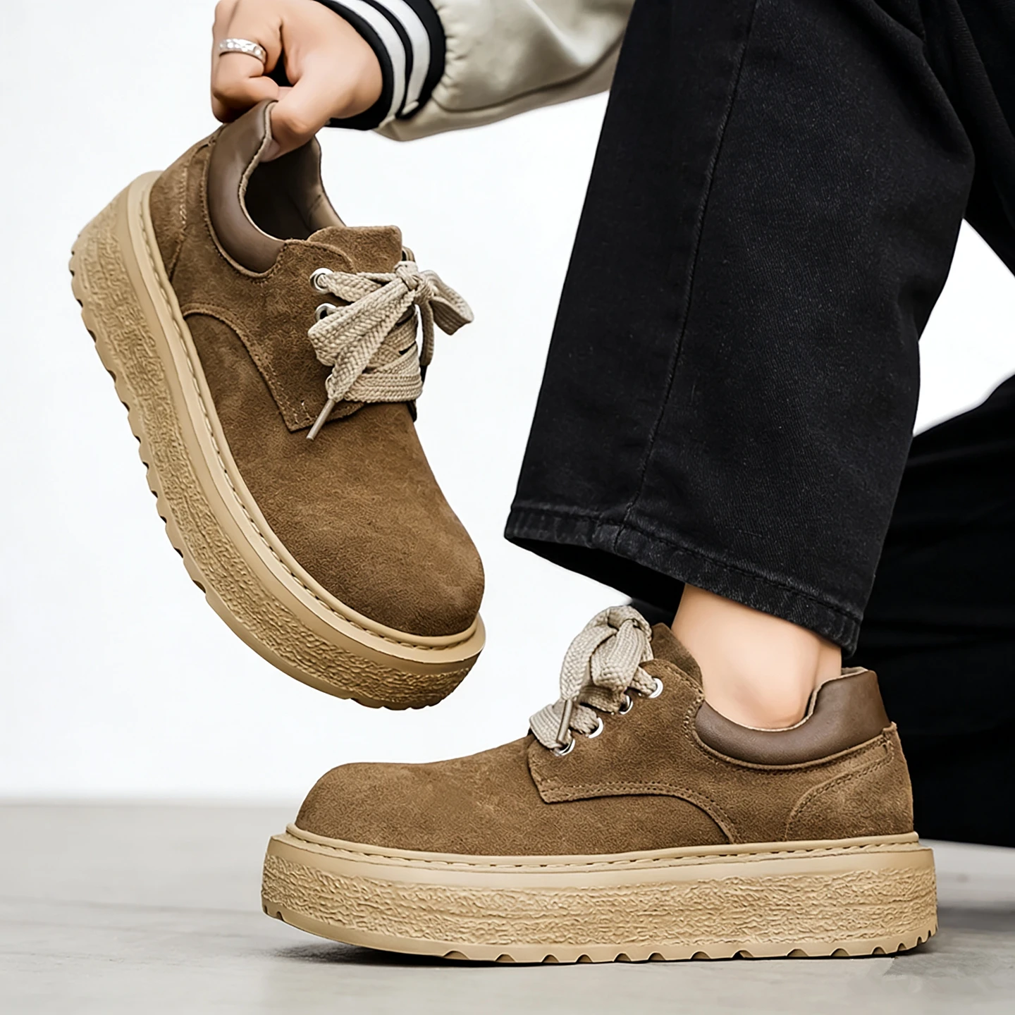 Men's 2026 British Style Retro Work Derby Shoes - Platform Height Increasing Non-Slip Wear-Resistant Casual Footwear
Men's 2026 British Style Retro Work Derby Shoes - Platform Height Increasing Non-Slip Wear-Resistant Casual Footwear