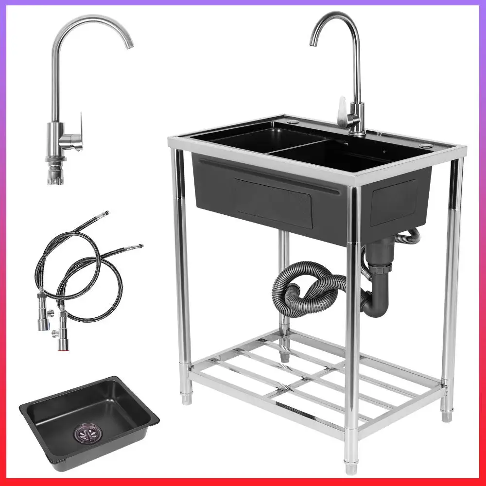 Кухонная мойка из нержавеющей стали с регулируемой подставкой, одинарная, нержавеющая, для кухни, ванной и прачечной
Кухонная мойка из нержавеющей стали с регулируемой подставкой, одинарная, нержавеющая, для кухни, ванной и прачечной