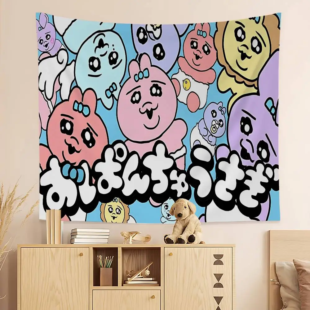 Popular Cute O-Opanchu U-Usagi Printed Large Wall Tapestry Indian Buddha Decoration Witchcraft Bohemian Hippie Wall Art Decor
Popular Cute O-Opanchu U-Usagi Printed Large Wall Tapestry Indian Buddha Decoration Witchcraft Bohemian Hippie Wall Art Decor