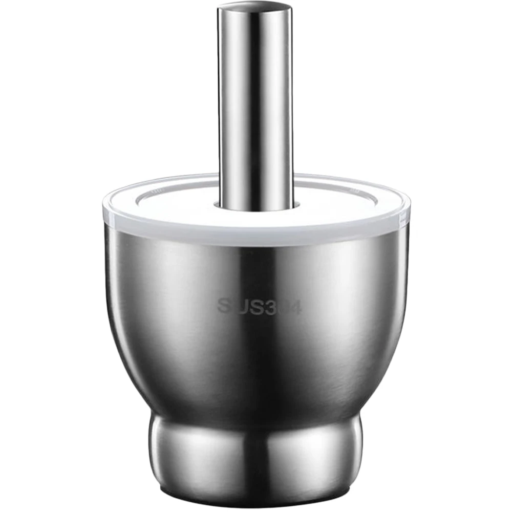 Stainless Steel Garlic Masher Pestle Spice Small Lid Pp Pepper Cover Pulverizer Mortar Grinder Non Slip Base
Stainless Steel Garlic Masher Pestle Spice Small Lid Pp Pepper Cover Pulverizer Mortar Grinder Non Slip Base