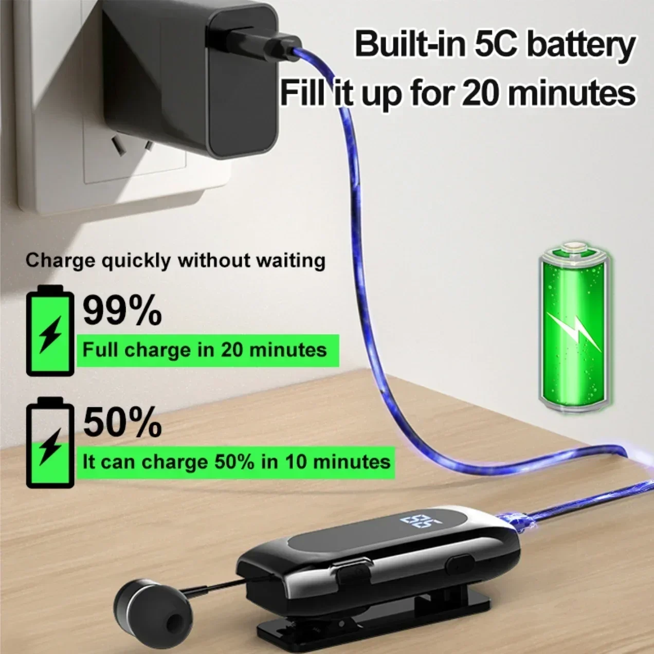 Bluetooth Earphone Wireless Handsfree Earbud K55 Business Retractable Earbud Incoming Call Vibration Headset Lapel Clip
Bluetooth Earphone Wireless Handsfree Earbud K55 Business Retractable Earbud Incoming Call Vibration Headset Lapel Clip