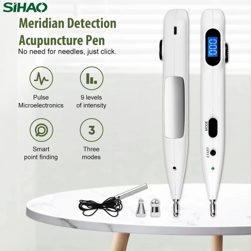 SIHAO Massage Acupuncture Pen with Digital Display Electro Acupuncture Point Muscle Stimulator Device Massage Equipment
SIHAO Massage Acupuncture Pen with Digital Display Electro Acupuncture Point Muscle Stimulator Device Massage Equipment