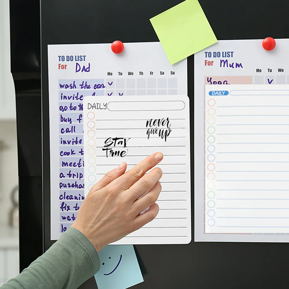 6pcs 6 Sheets Board Calendar Magnetic Planner Dry Erase Board Fridge Schedule Reminder Daily Work Whiteboard Calendar Memo
6pcs 6 Sheets Board Calendar Magnetic Planner Dry Erase Board Fridge Schedule Reminder Daily Work Whiteboard Calendar Memo