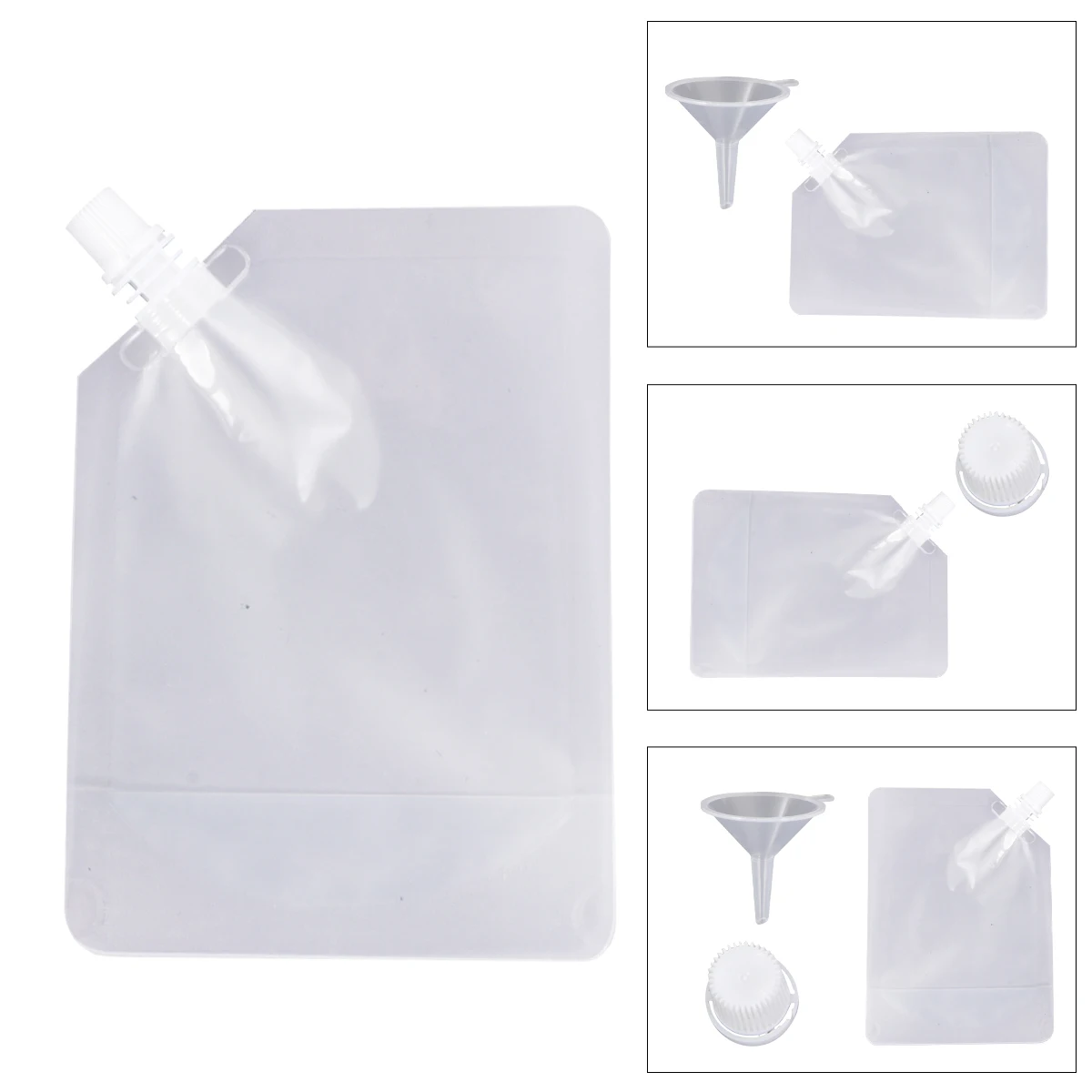 20 Pcs Suction Nozzle Bag Portable Drink Pouch Foldable Plastic Container Travel Beverages Storage Bag Safe Food Grade Non
20 Pcs Suction Nozzle Bag Portable Drink Pouch Foldable Plastic Container Travel Beverages Storage Bag Safe Food Grade Non