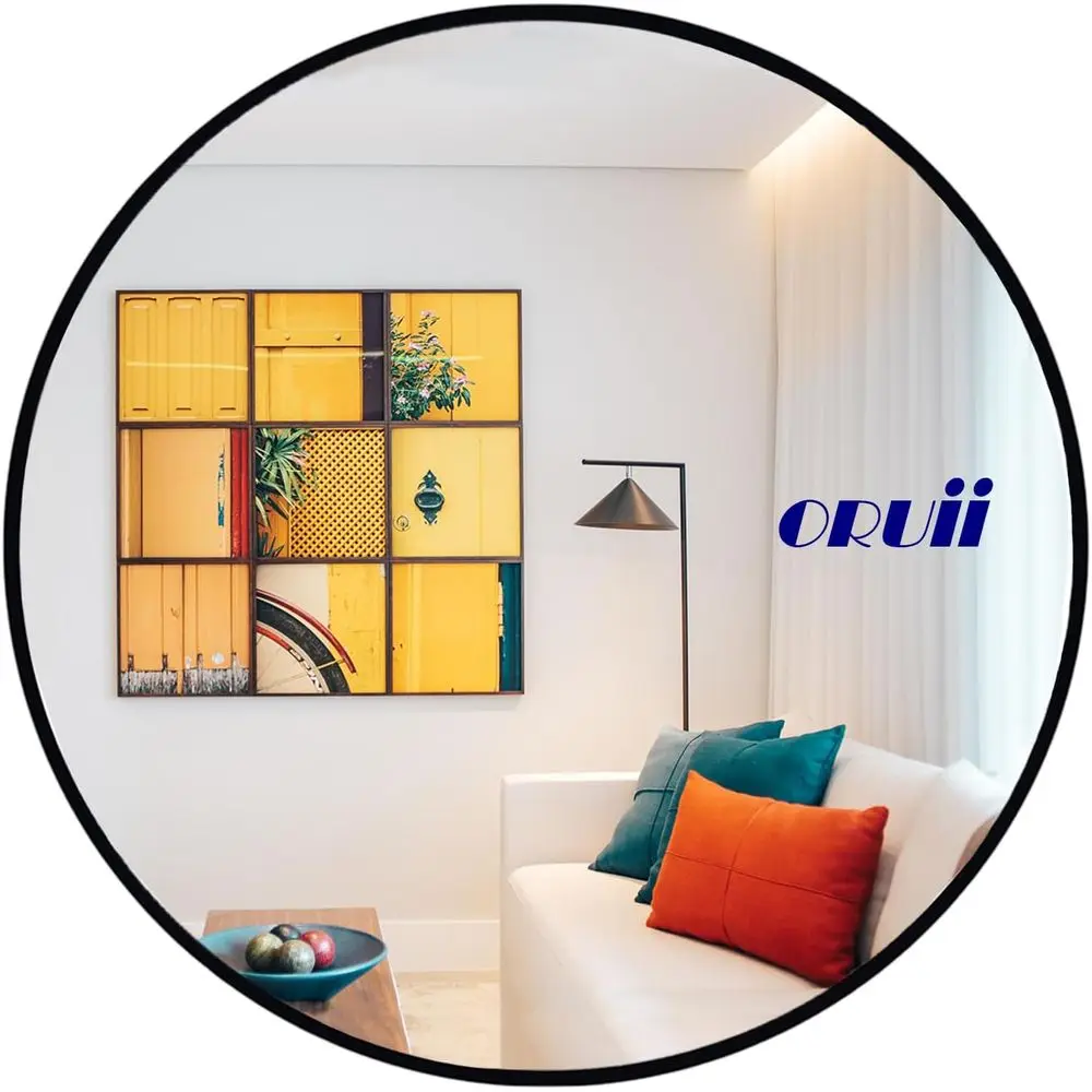 30 Inch Large Black Circle Mirror for Wall - Suitable for Bathroom, Living Room, Dining Room, and Entryway
30 Inch Large Black Circle Mirror for Wall - Suitable for Bathroom, Living Room, Dining Room, and Entryway