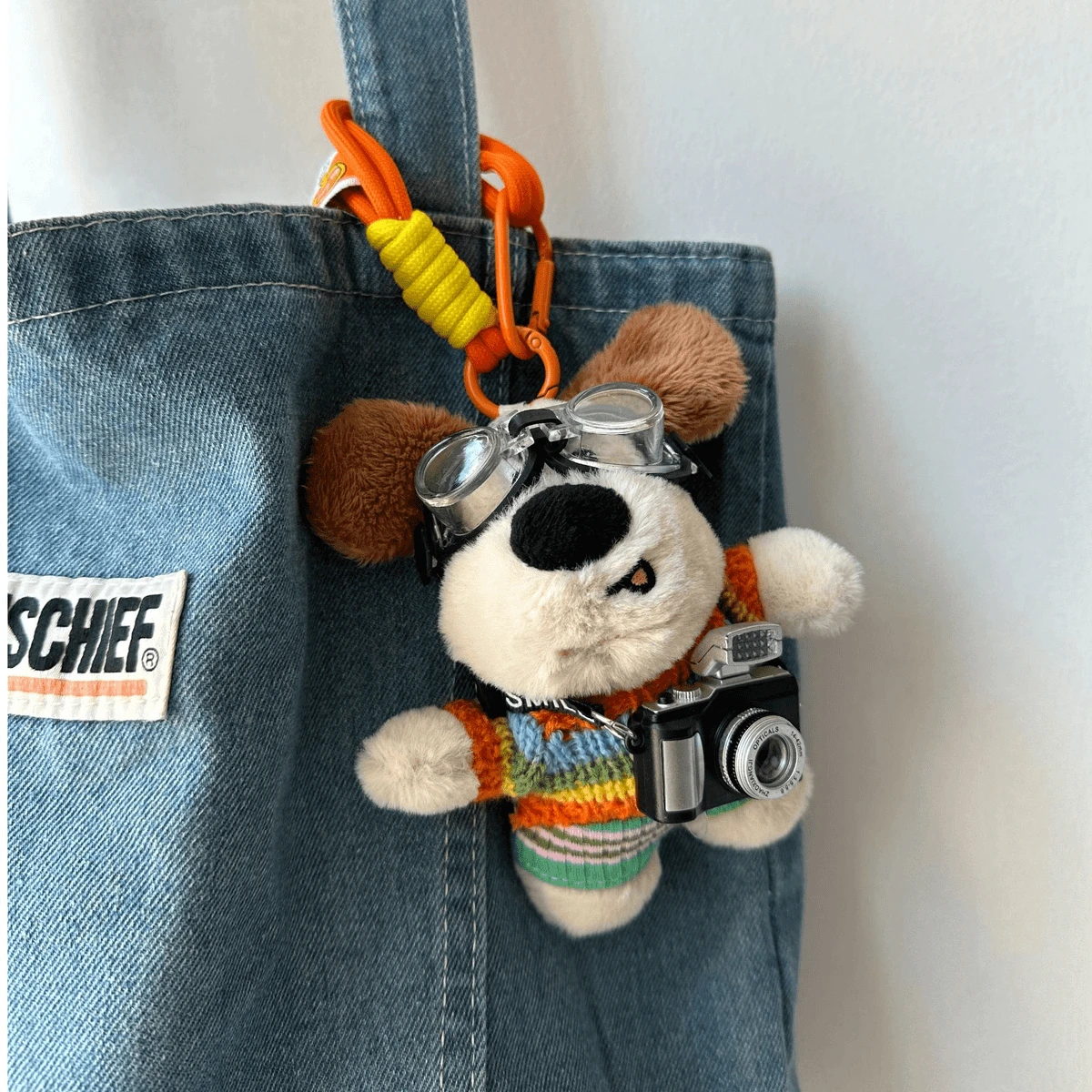 Plush Keychain Rainbow Camera Dog with Flash Function - Original Latest Style, Small Gift for Students & Couples, Halloween Gift
Plush Keychain Rainbow Camera Dog with Flash Function - Original Latest Style, Small Gift for Students & Couples, Halloween Gift