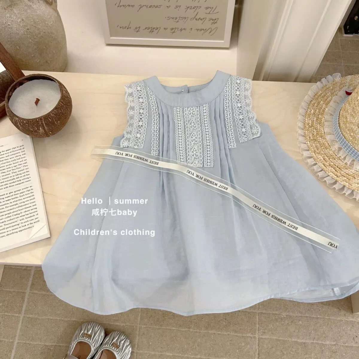 Children's Sweet Princess Skirt Summer Girls' Vest Skirt Children's Skirt Children Age Piece Is Sent on Behalf of Others
Children's Sweet Princess Skirt Summer Girls' Vest Skirt Children's Skirt Children Age Piece Is Sent on Behalf of Others