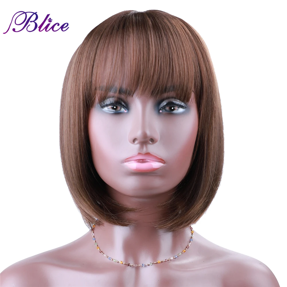 Blice Synthetic Bob Wig With Natural Hair Line Middle Part Short Straight Hair Wigs Mixed Color Cosplay Party Wig For Women
Blice Synthetic Bob Wig With Natural Hair Line Middle Part Short Straight Hair Wigs Mixed Color Cosplay Party Wig For Women