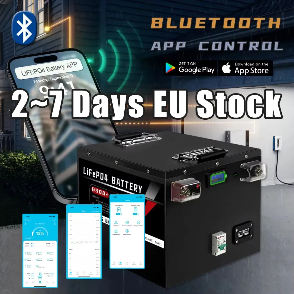 48 В 200 Ач LiFePO4 аккумулятор ЕС АКЦИЯ 16S 51,2 В 200 А Bluetooth BMS для солнечной бытовой накопителя инвертор автофургона тележка для гольфа лодка 
48 В 200 Ач LiFePO4 аккумулятор ЕС АКЦИЯ 16S 51,2 В 200 А Bluetooth BMS для солнечной бытовой накопителя инвертор автофургона тележка для гольфа лодка