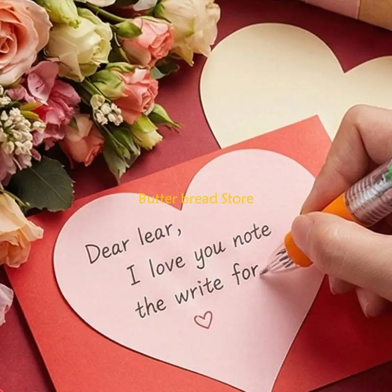 W89C 12Pcs Heart Multicolored Pen 4 Color-in-1 Retractable Ballpoint Pen 0.7mm
W89C 12Pcs Heart Multicolored Pen 4 Color-in-1 Retractable Ballpoint Pen 0.7mm