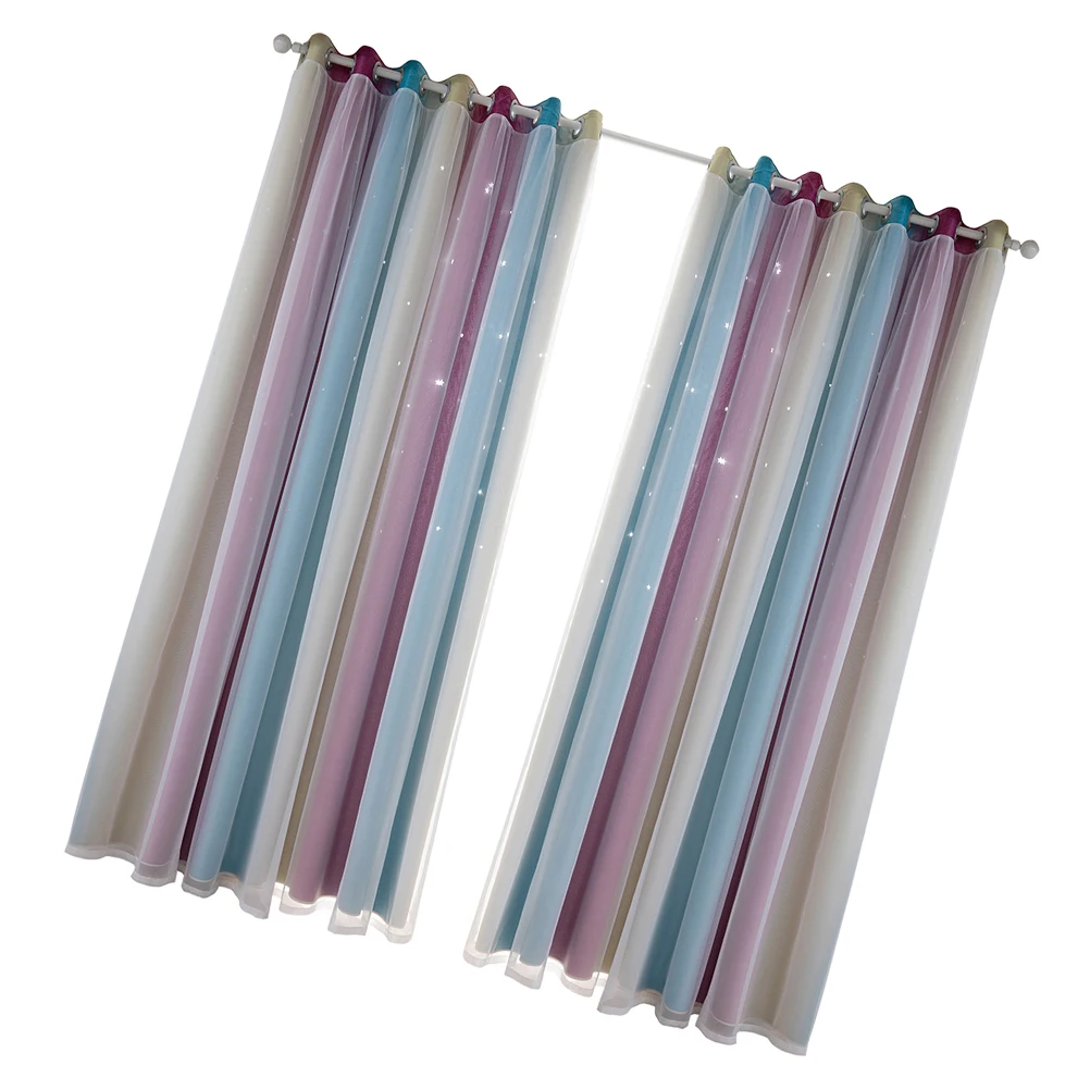 2 Pcs Blackout Curtains Pretty Shade for Windows Sheer Premium Room Darkening Chiffon Cover
2 Pcs Blackout Curtains Pretty Shade for Windows Sheer Premium Room Darkening Chiffon Cover