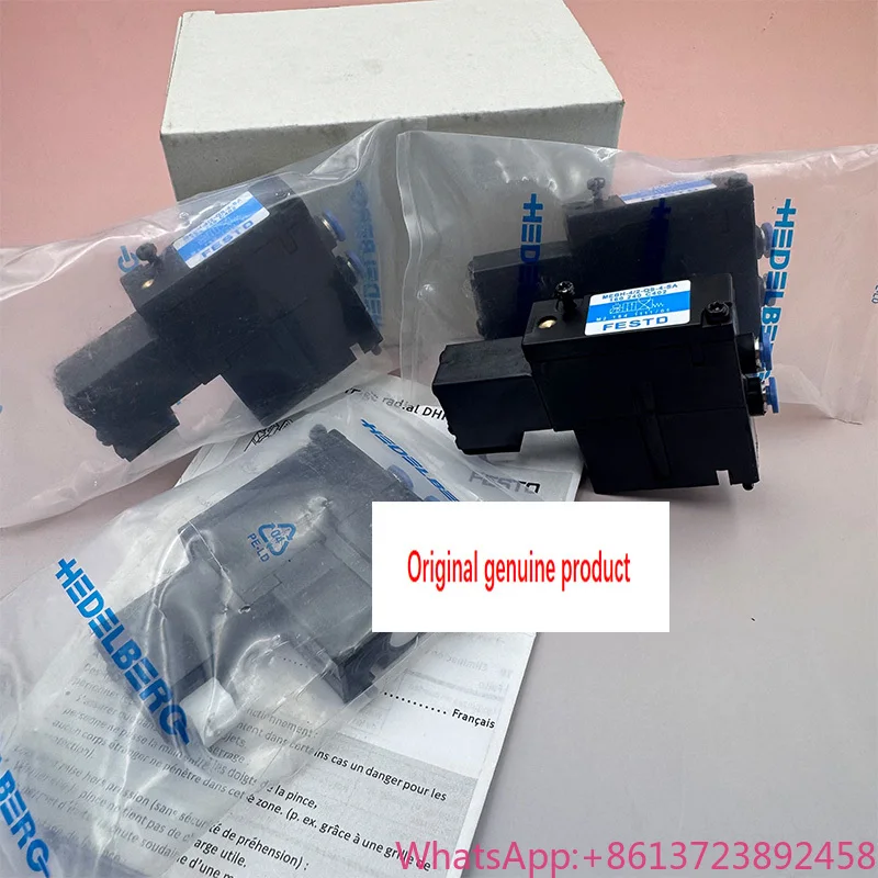 Оригинальный электромагнитный клапан печатной машины Heidelberg MEBH-4/2-QS M2.184.1111 M2.184.1121 для печатного оборудования
Оригинальный электромагнитный клапан печатной машины Heidelberg MEBH-4/2-QS M2.184.1111 M2.184.1121 для печатного оборудования