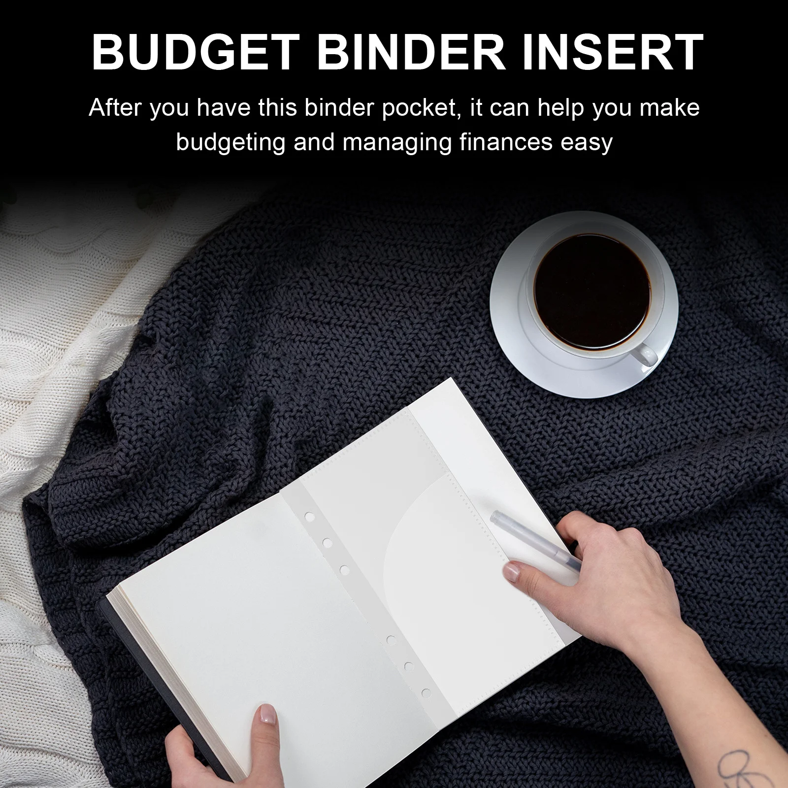 5Pcs Budget Binder Inserts PP Material Reusable Pockets for Financial Management and Organization Binder Pocket
5Pcs Budget Binder Inserts PP Material Reusable Pockets for Financial Management and Organization Binder Pocket