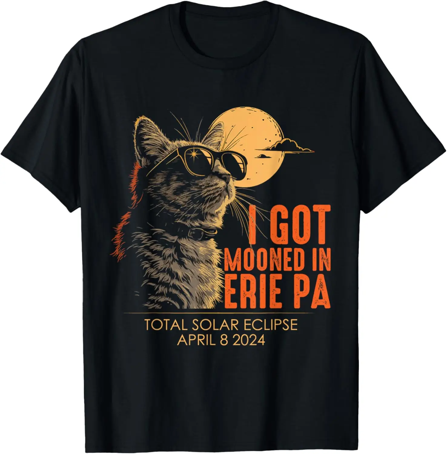 Новая футболка — футболка I Got Mooned In Erie pa Total Solar Eclipse 2024, футболка Cat Erie pa
Новая футболка — футболка I Got Mooned In Erie pa Total Solar Eclipse 2024, футболка Cat Erie pa