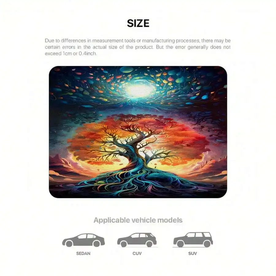 Artistic Tree Design Car Trunk Mat For Sedan CUV SUV All Seasons Universal Fit
Artistic Tree Design Car Trunk Mat For Sedan CUV SUV All Seasons Universal Fit
