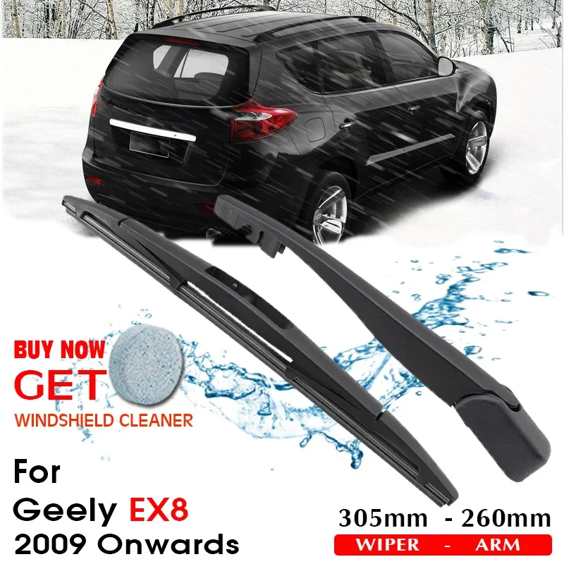 Car Wiper Blade Rear Back Window Windscreen Windshield Wipers Auto Accessories For Geely EX8 Hatchback 305mm 2009 Onwards
Car Wiper Blade Rear Back Window Windscreen Windshield Wipers Auto Accessories For Geely EX8 Hatchback 305mm 2009 Onwards