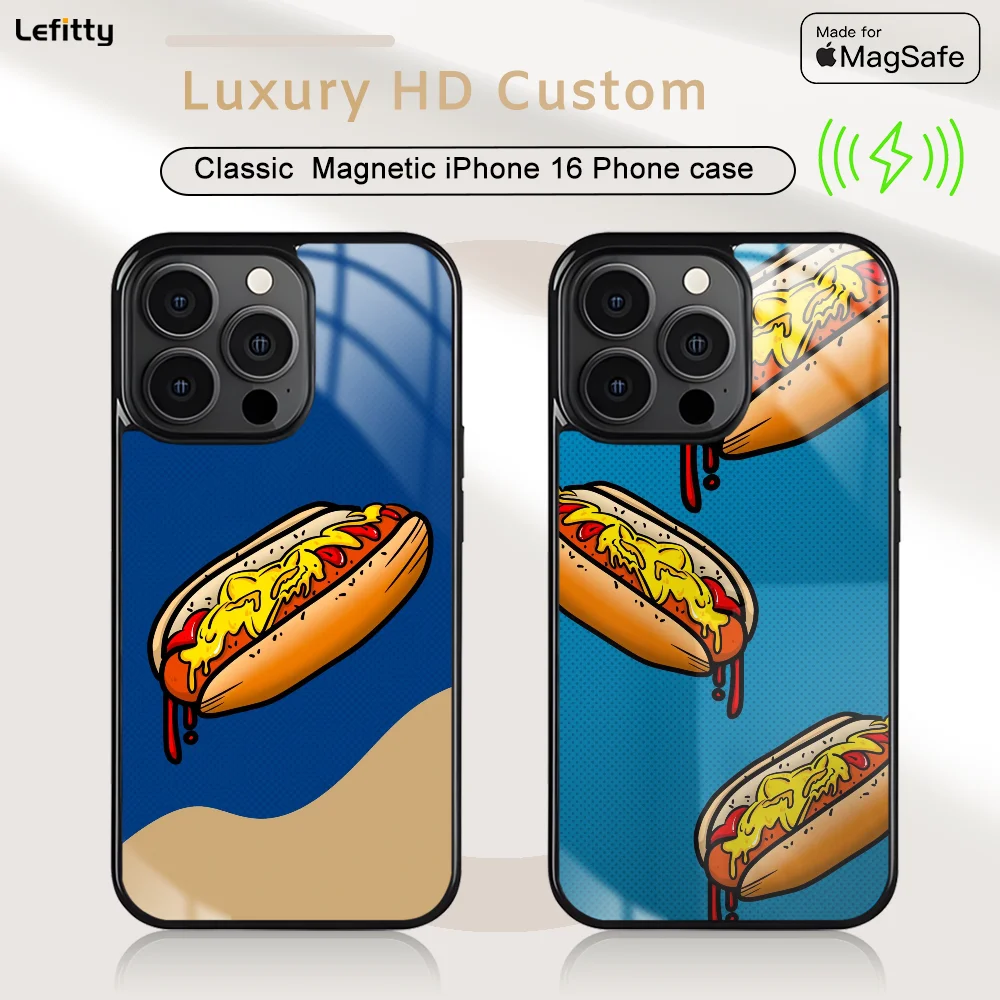 H-Hot dog Phone Case For iPhone 16 15 14 13 12 11 Pro Max Plus Mini Magnetic Magsafe Wireless Charging Cover
H-Hot dog Phone Case For iPhone 16 15 14 13 12 11 Pro Max Plus Mini Magnetic Magsafe Wireless Charging Cover