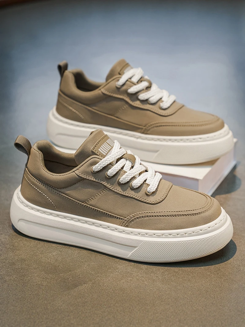 Men's Casual Canvas Shoes 2026 New Style Summer Thick Bottom Platform Work Shoes Anti-Slip Fashionable for Office And Outdoor
Men's Casual Canvas Shoes 2026 New Style Summer Thick Bottom Platform Work Shoes Anti-Slip Fashionable for Office And Outdoor