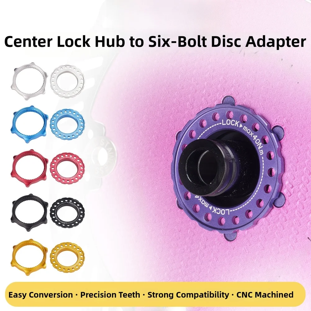 For Mountain Bike Disc Brake For ROTOR Adapter Allowing Centerlock Hub Compatibility with Traditional 6 Bolt For ROTORs
For Mountain Bike Disc Brake For ROTOR Adapter Allowing Centerlock Hub Compatibility with Traditional 6 Bolt For ROTORs