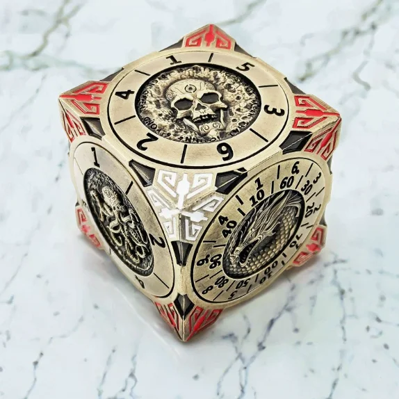 7-in-1 Metal Fingertip Spinner Dice Set, 3D Dragon Pattern Polyhedral Rotating Dice, Novelty Gifts for DND D&D Tabletop Games
7-in-1 Metal Fingertip Spinner Dice Set, 3D Dragon Pattern Polyhedral Rotating Dice, Novelty Gifts for DND D&D Tabletop Games